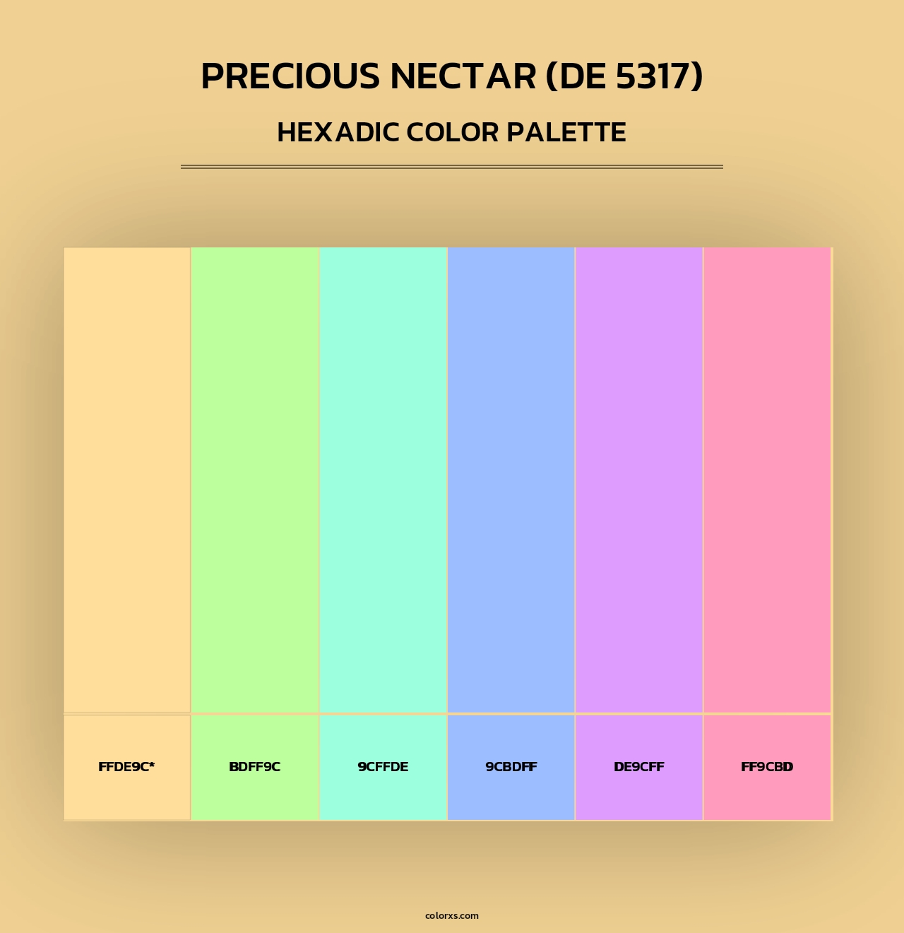 Precious Nectar (DE 5317) - Hexadic Color Palette