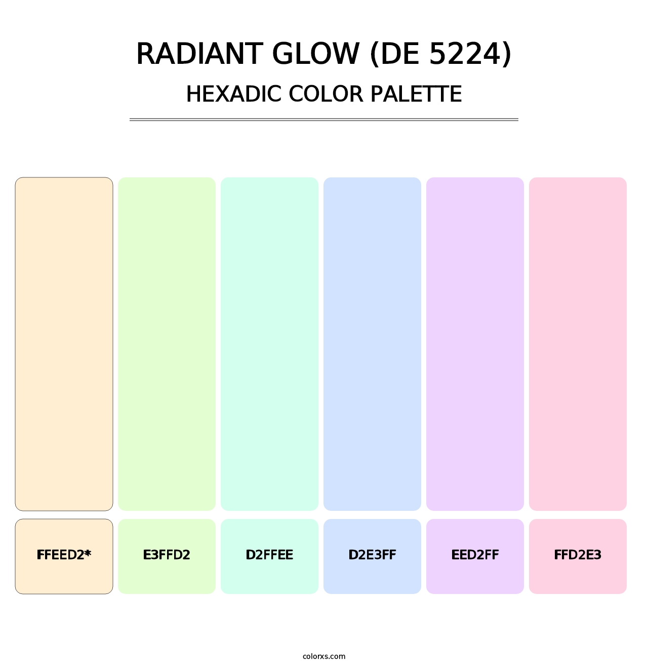 Radiant Glow (DE 5224) - Hexadic Color Palette