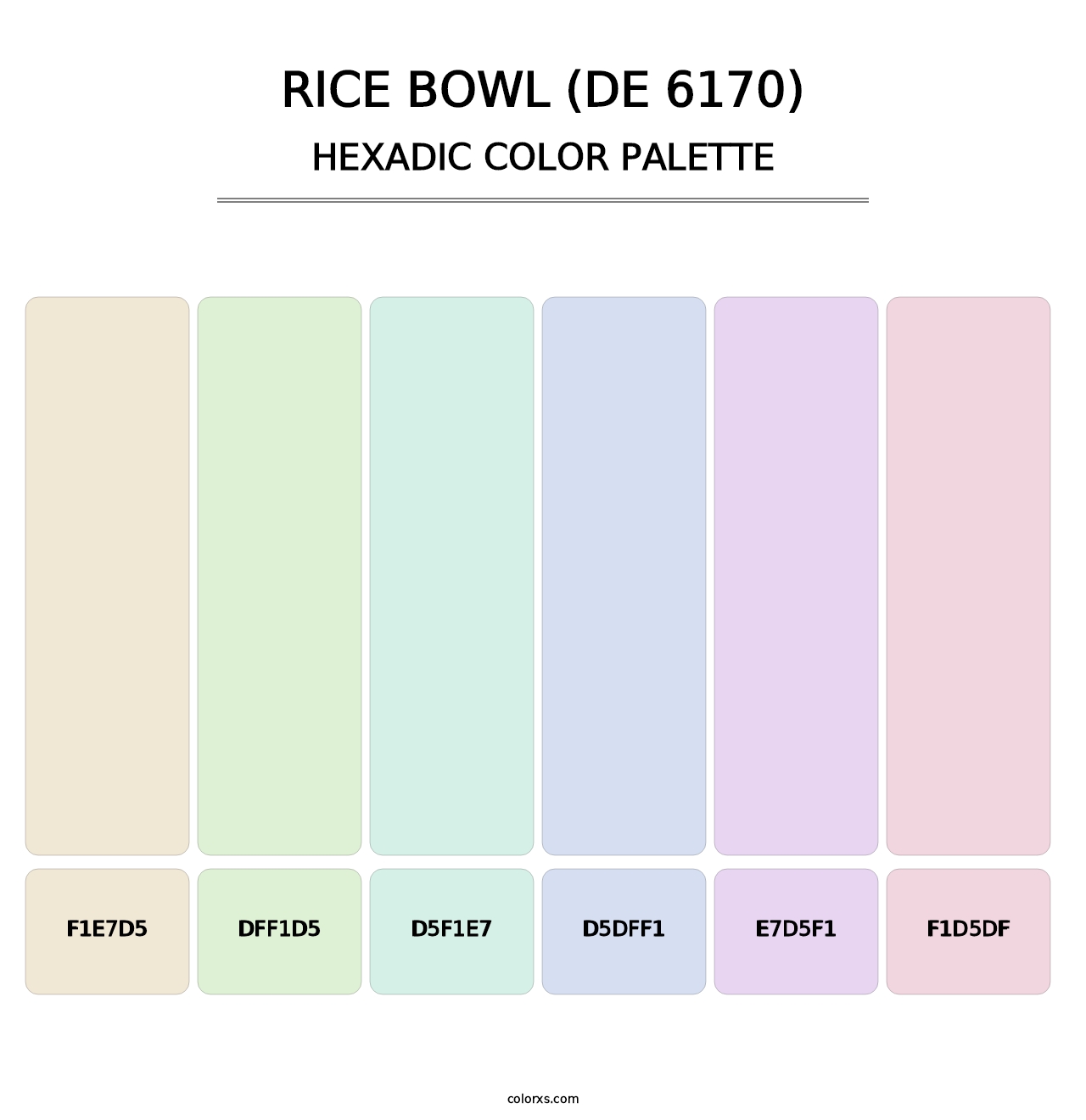Rice Bowl (DE 6170) - Hexadic Color Palette