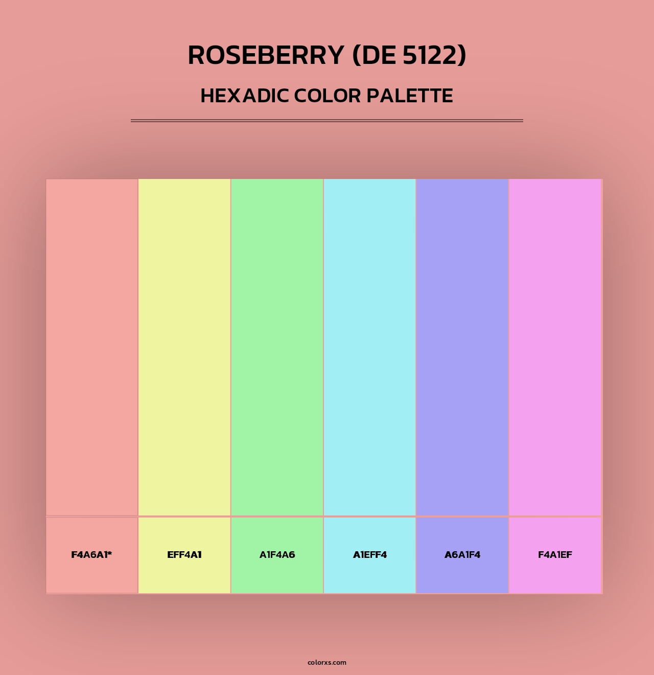 Roseberry (DE 5122) - Hexadic Color Palette