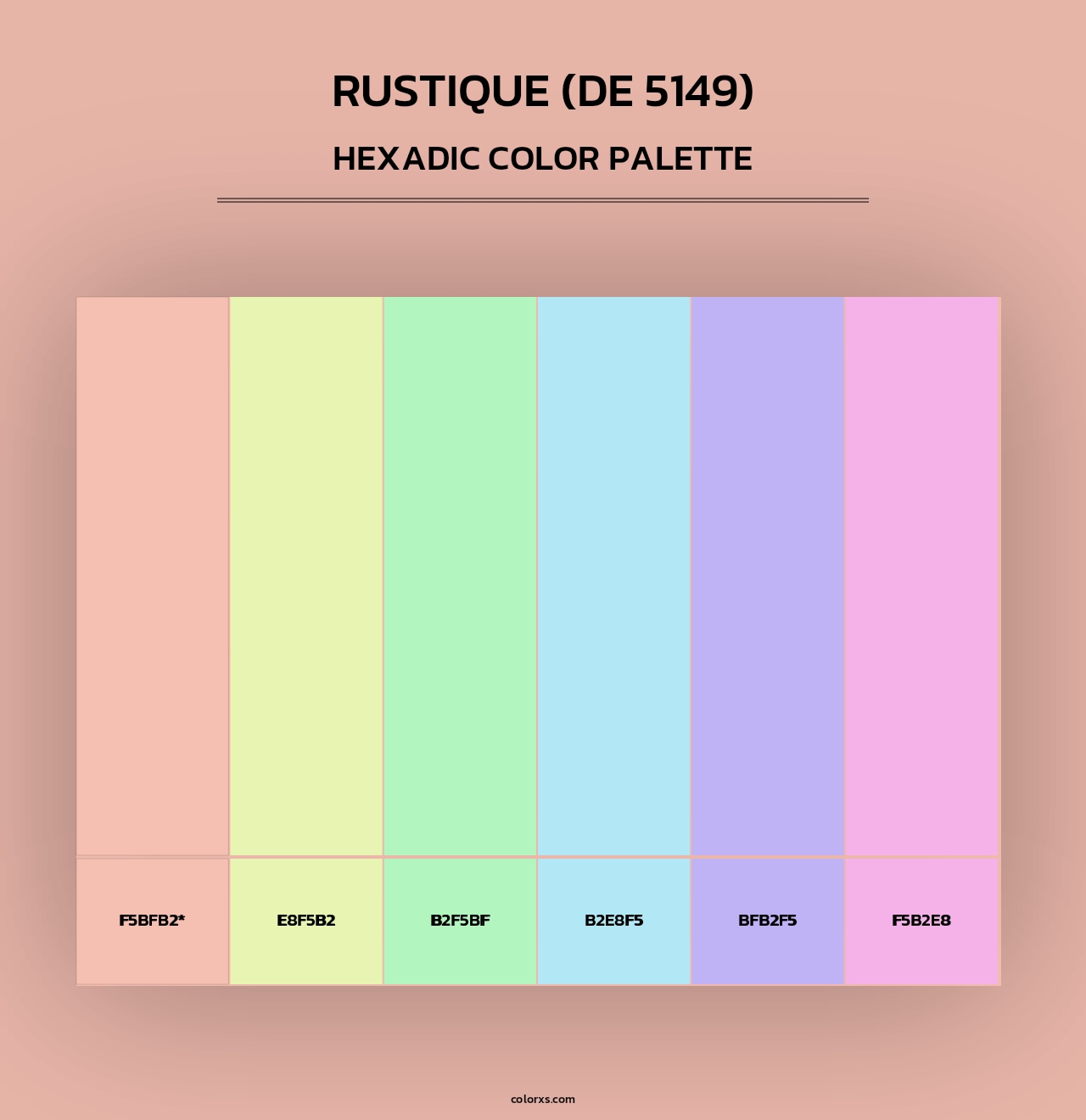 Rustique (DE 5149) - Hexadic Color Palette