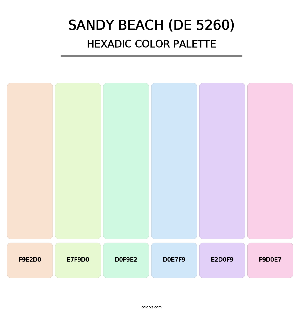Sandy Beach (DE 5260) - Hexadic Color Palette