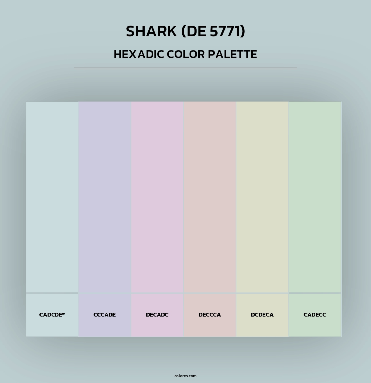 Shark (DE 5771) - Hexadic Color Palette