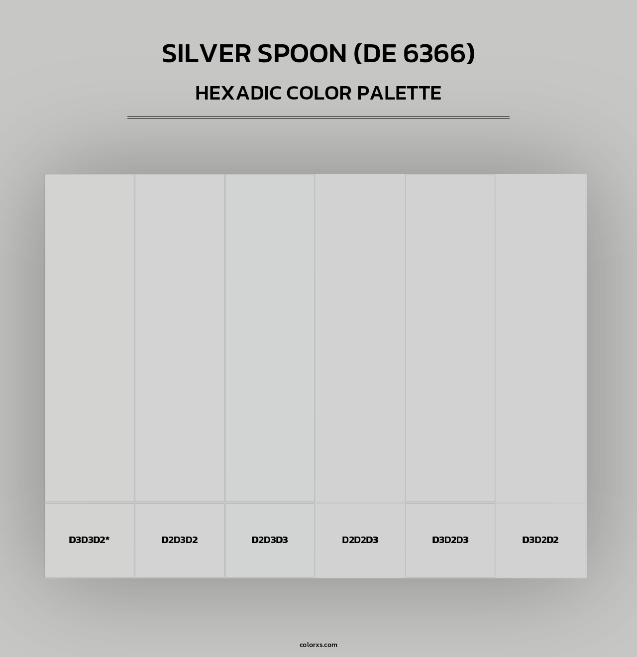 Silver Spoon (DE 6366) - Hexadic Color Palette