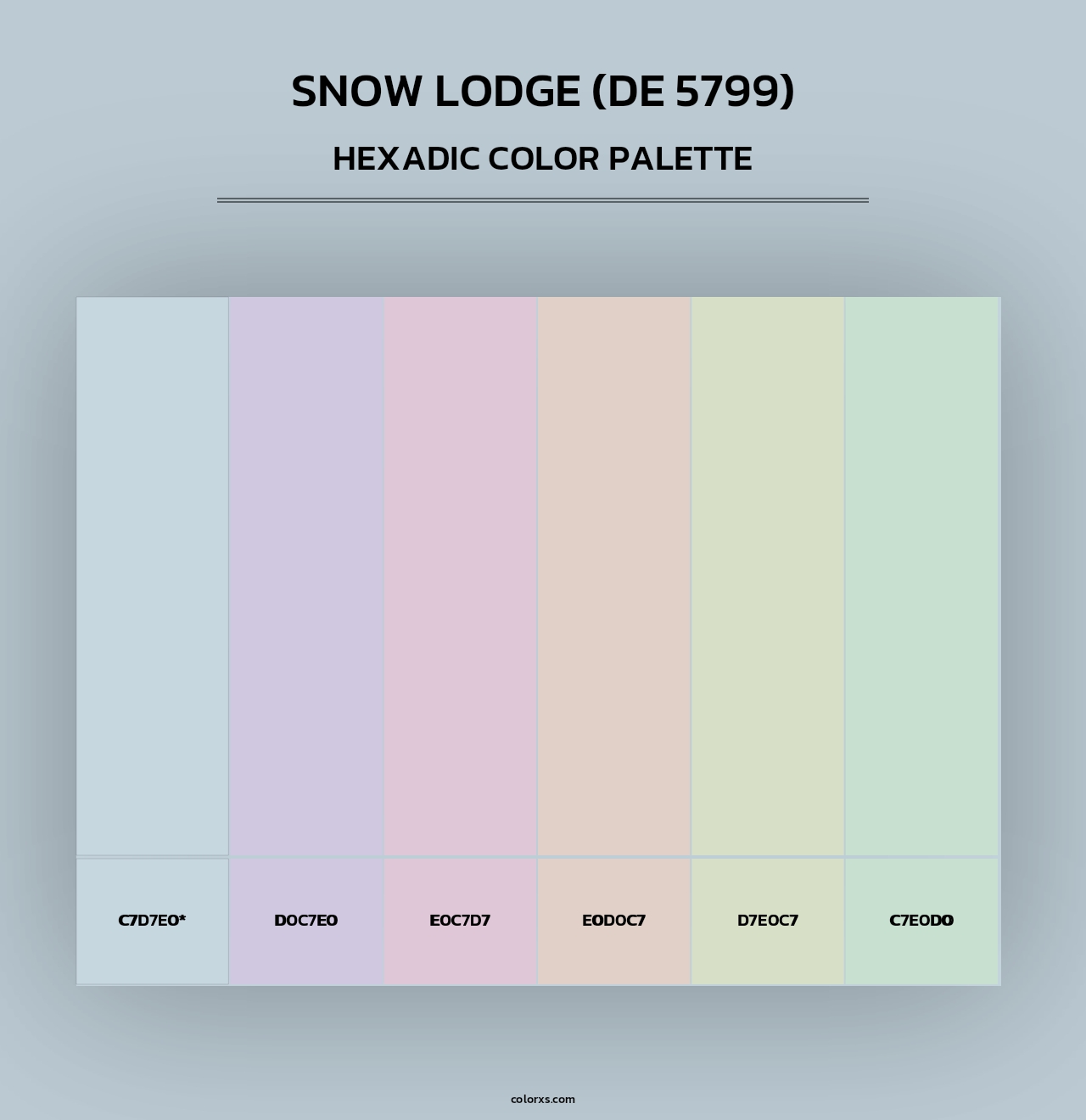 Snow Lodge (DE 5799) - Hexadic Color Palette