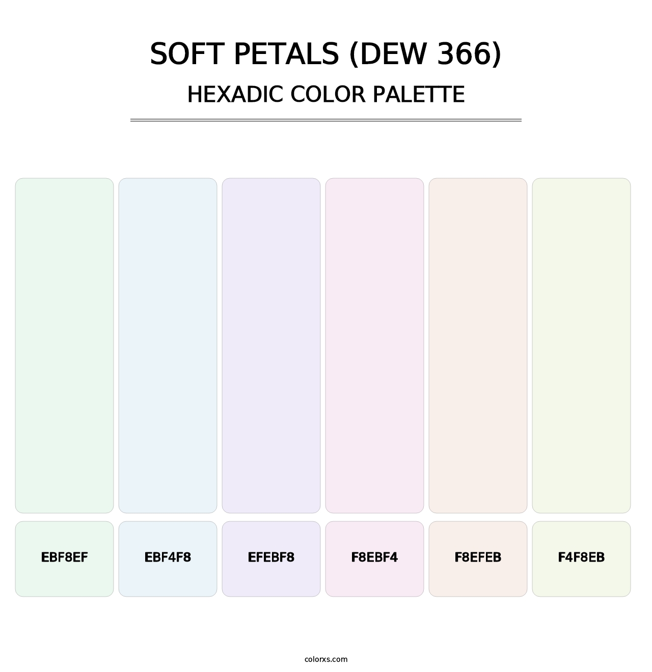 Soft Petals (DEW 366) - Hexadic Color Palette