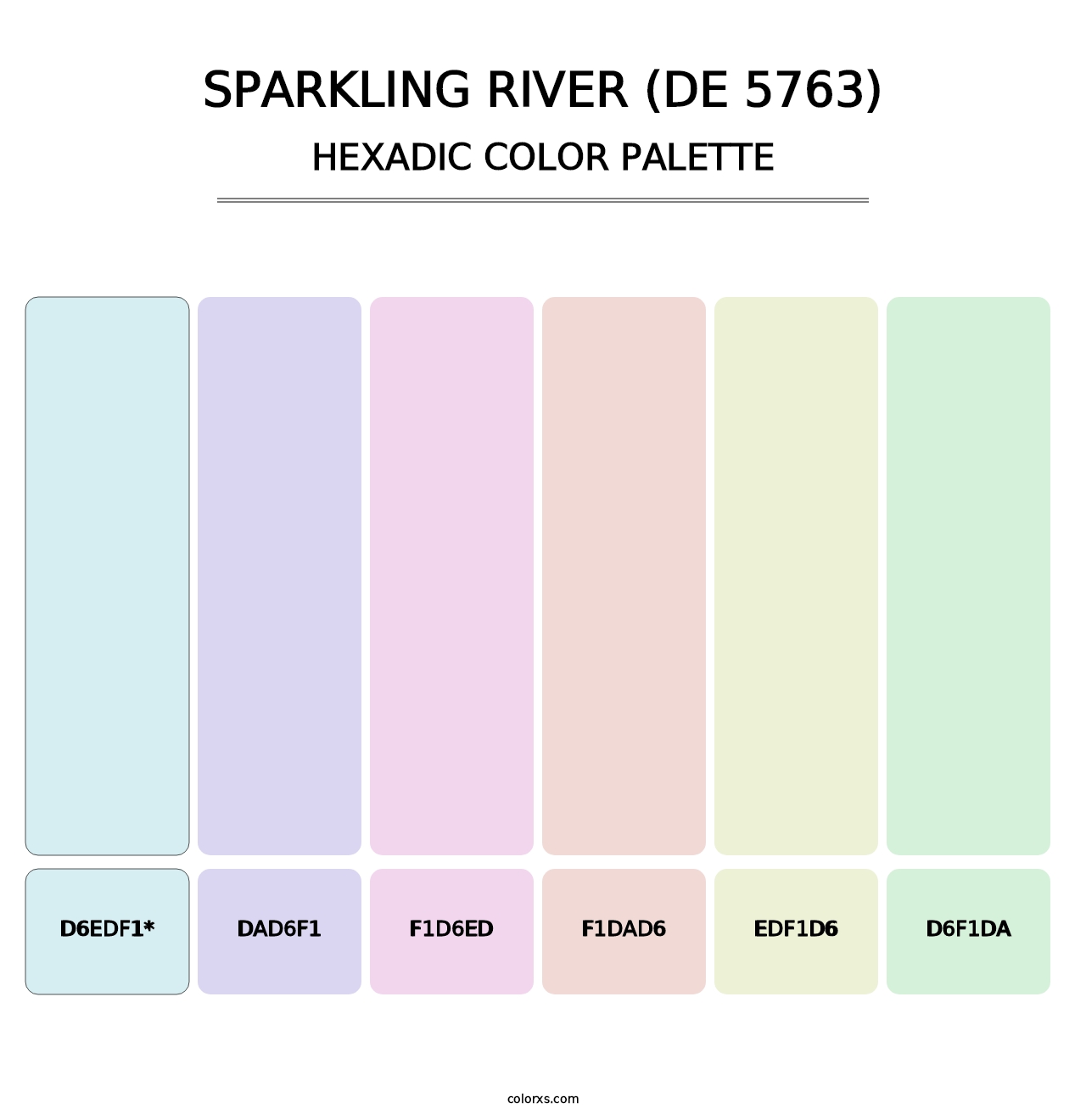 Sparkling River (DE 5763) - Hexadic Color Palette
