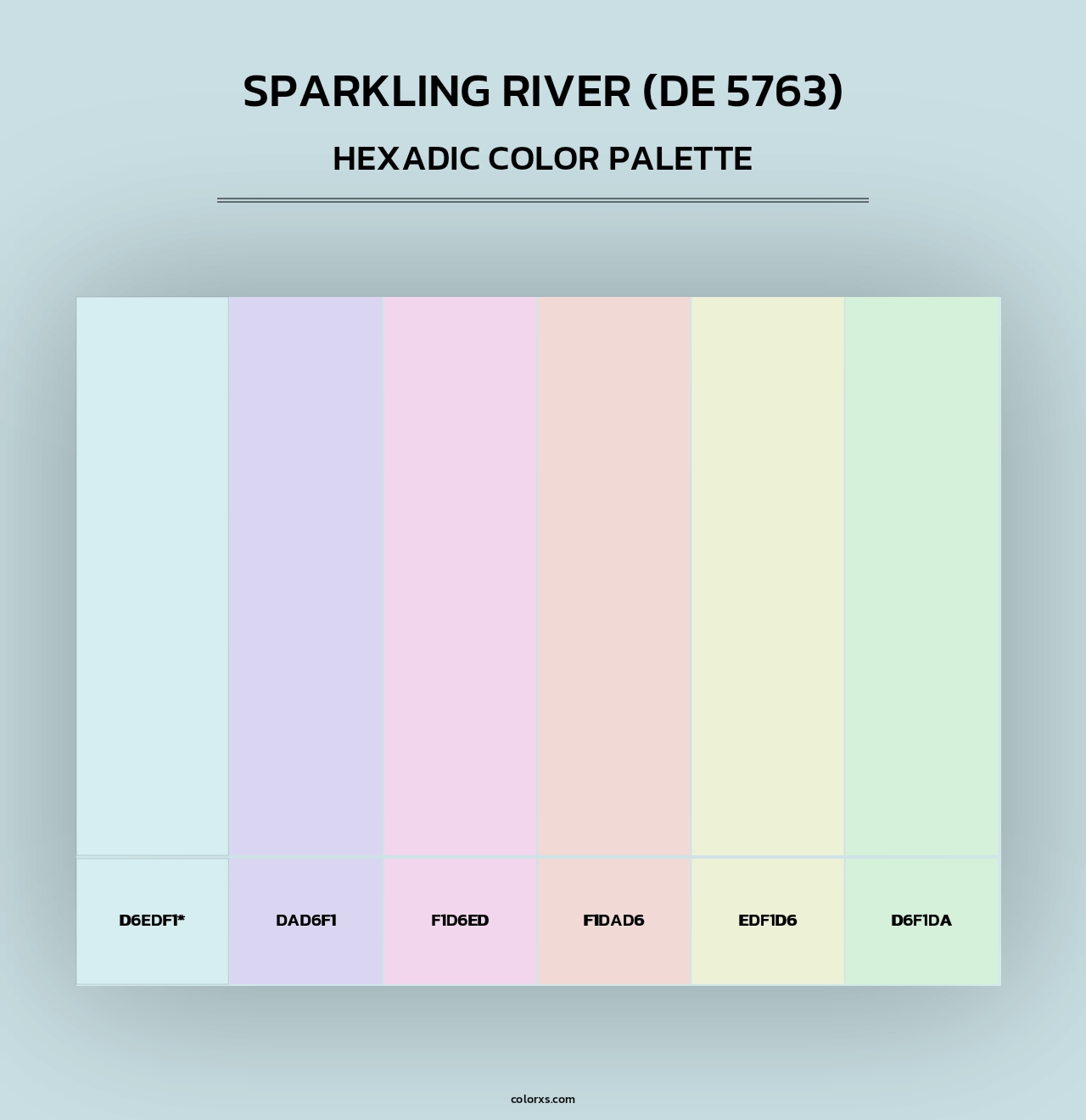 Sparkling River (DE 5763) - Hexadic Color Palette