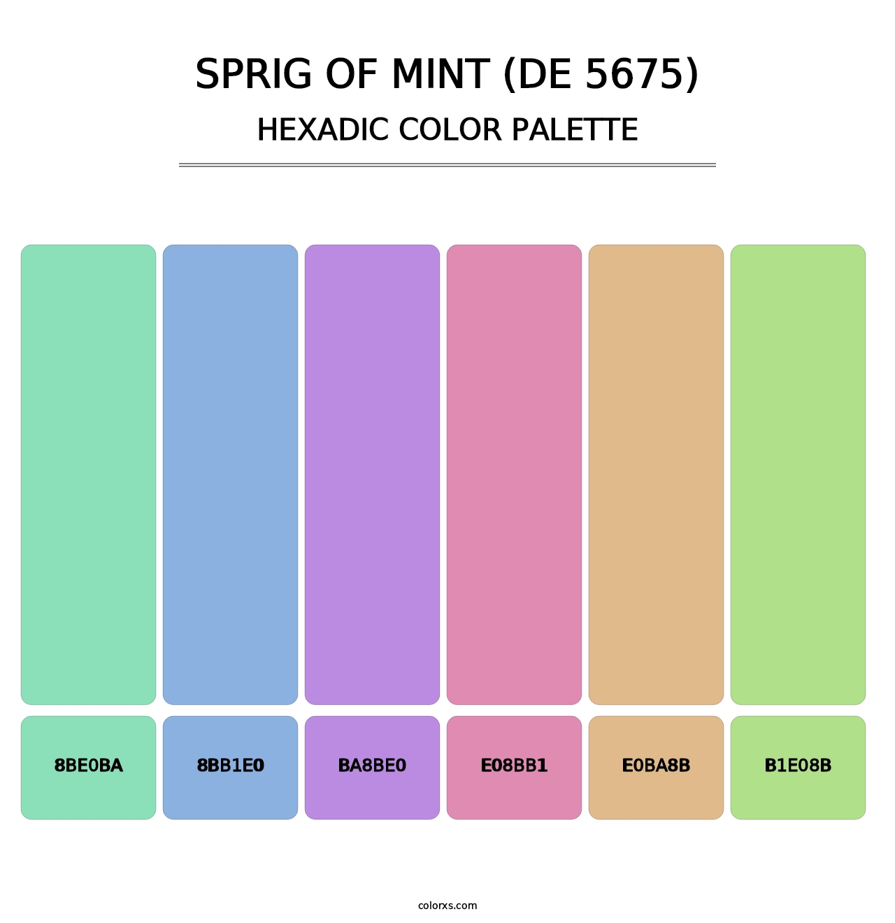 Sprig of Mint (DE 5675) - Hexadic Color Palette