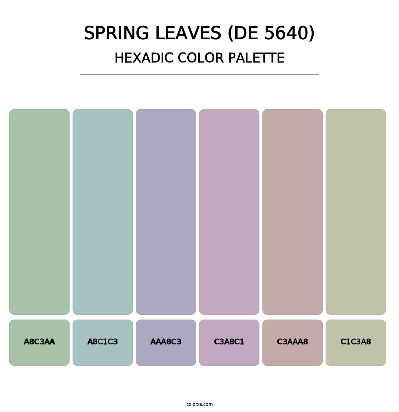 Spring Leaves (DE 5640) - Hexadic Color Palette