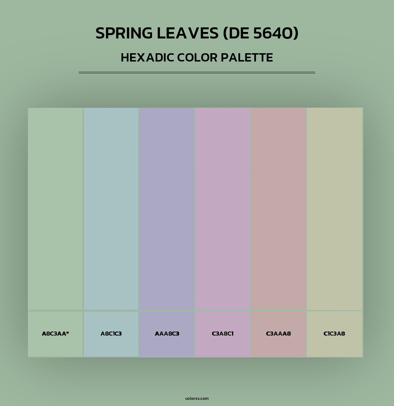 Spring Leaves (DE 5640) - Hexadic Color Palette