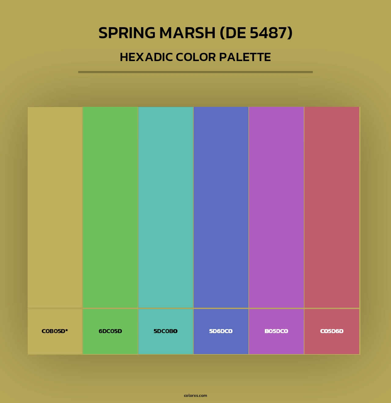 Spring Marsh (DE 5487) - Hexadic Color Palette