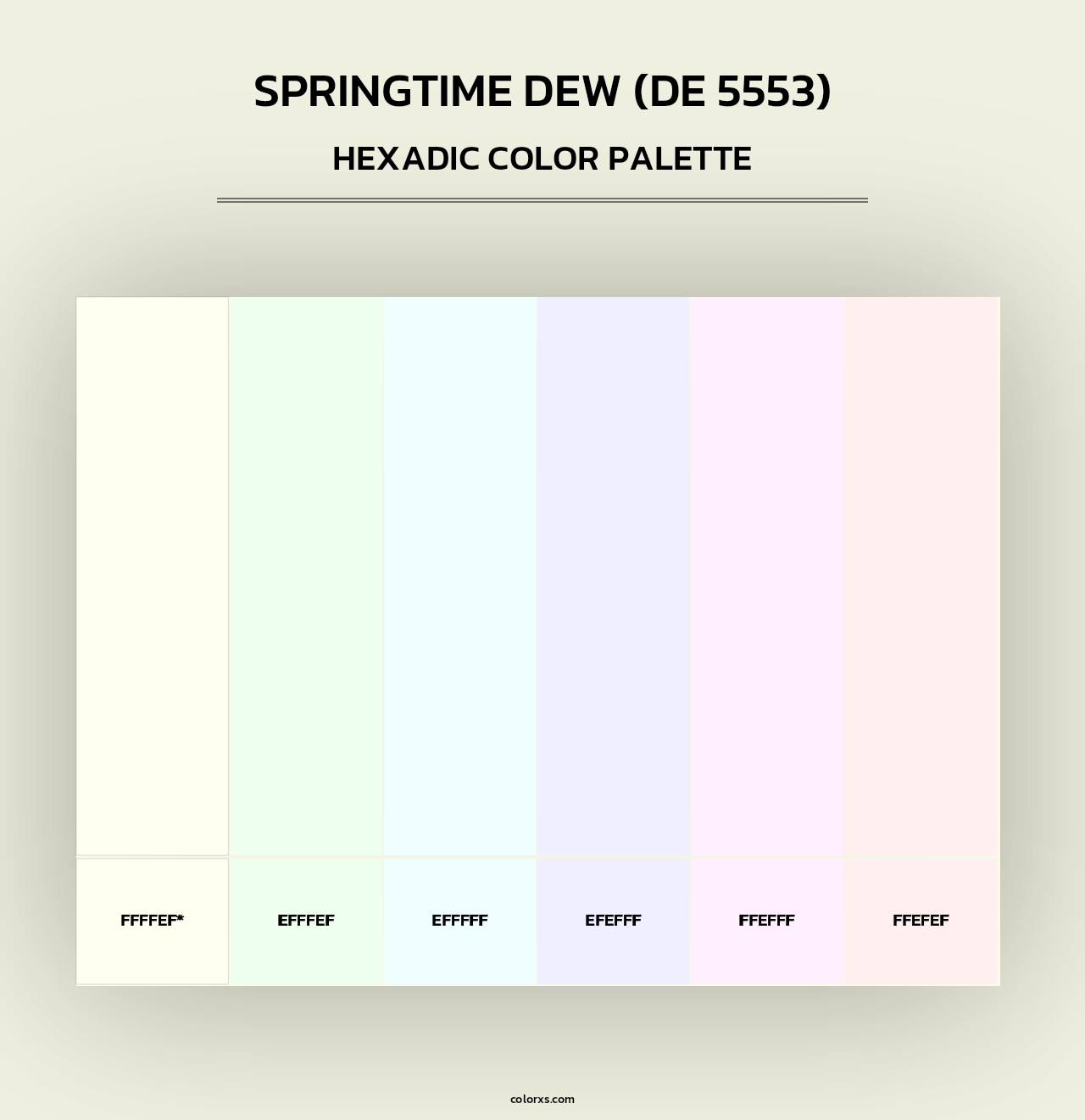 Springtime Dew (DE 5553) - Hexadic Color Palette
