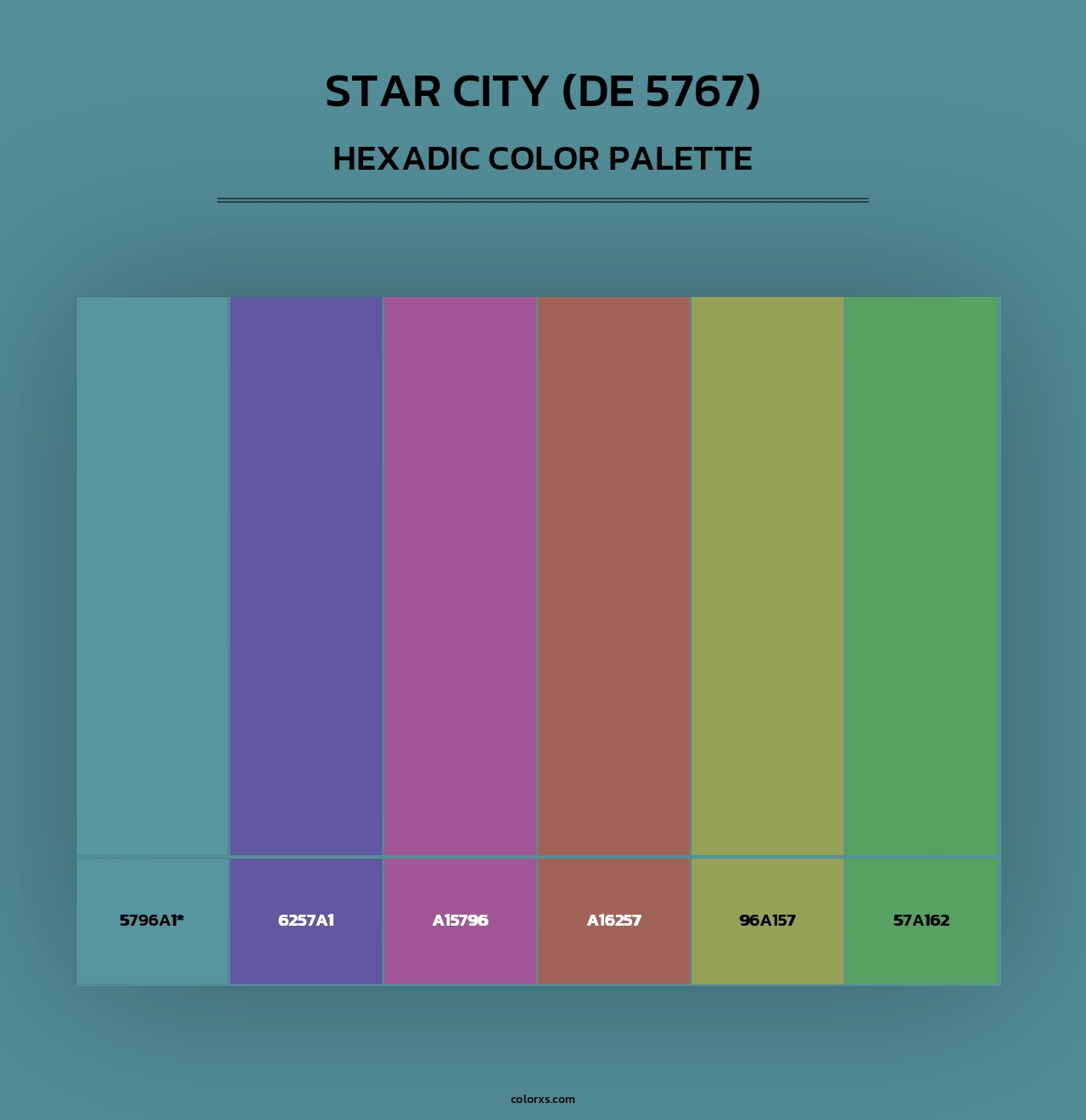 Star City (DE 5767) - Hexadic Color Palette