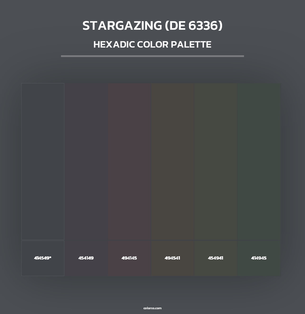 Stargazing (DE 6336) - Hexadic Color Palette
