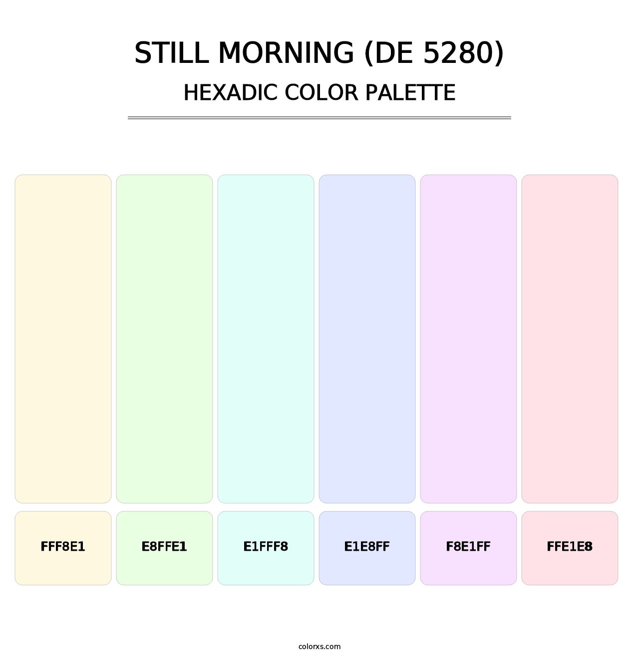Still Morning (DE 5280) - Hexadic Color Palette