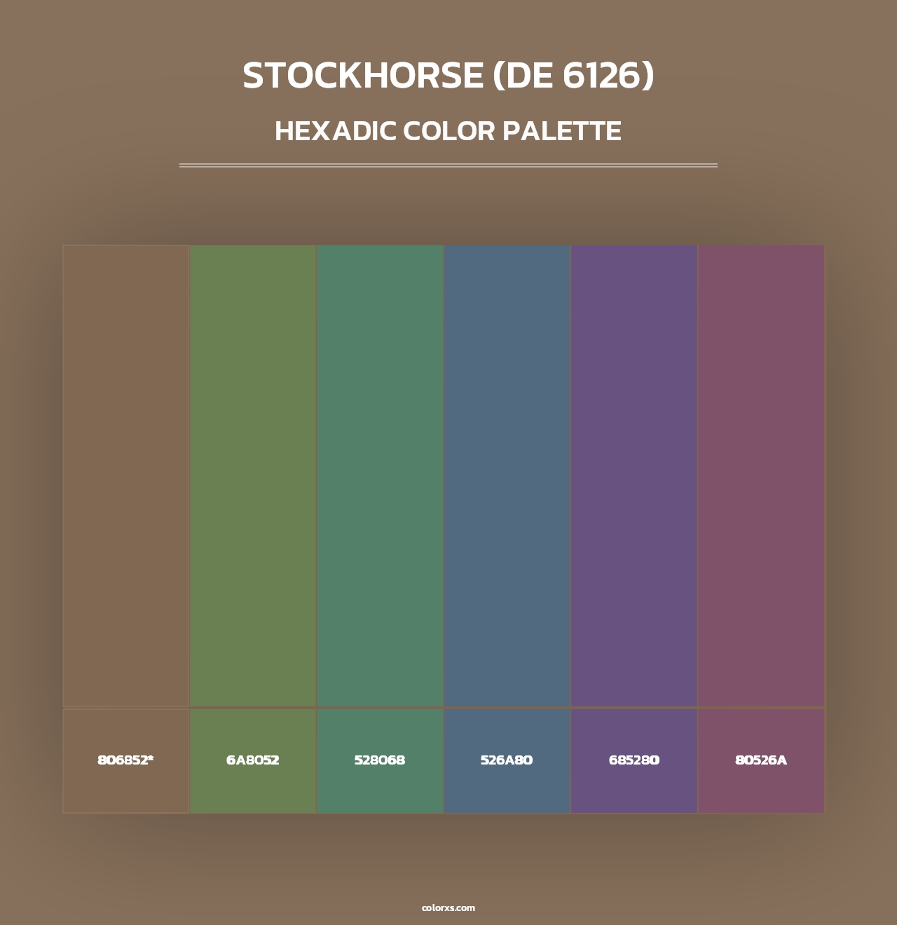 Stockhorse (DE 6126) - Hexadic Color Palette