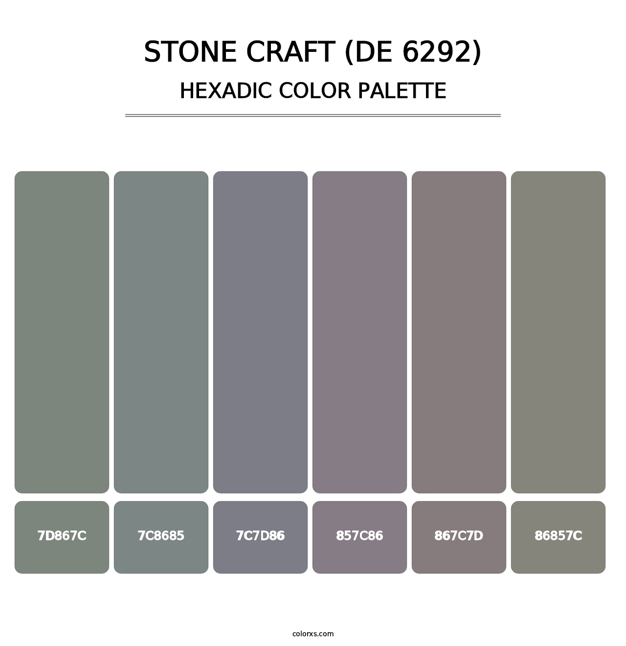 Stone Craft (DE 6292) - Hexadic Color Palette