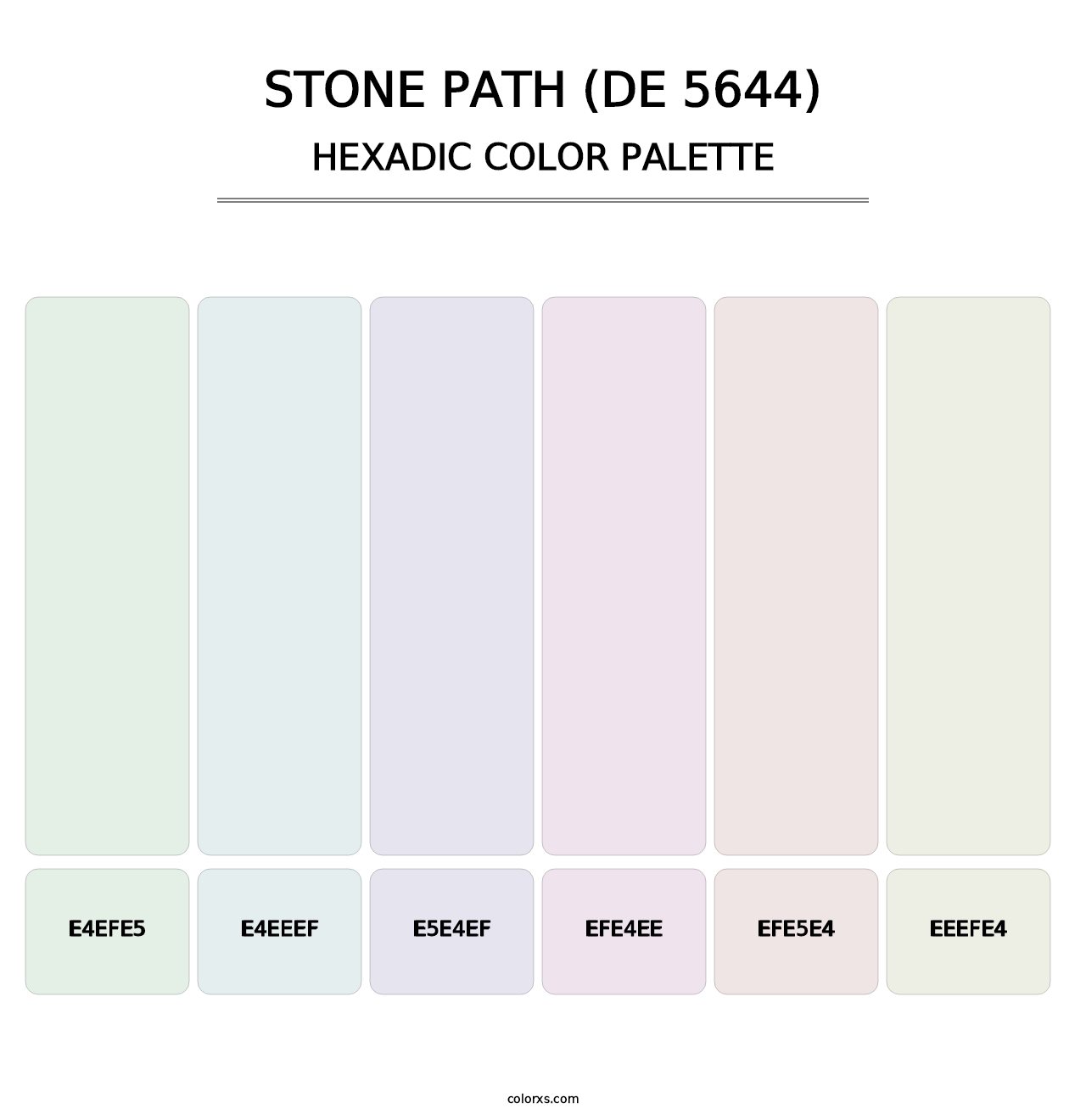 Stone Path (DE 5644) - Hexadic Color Palette