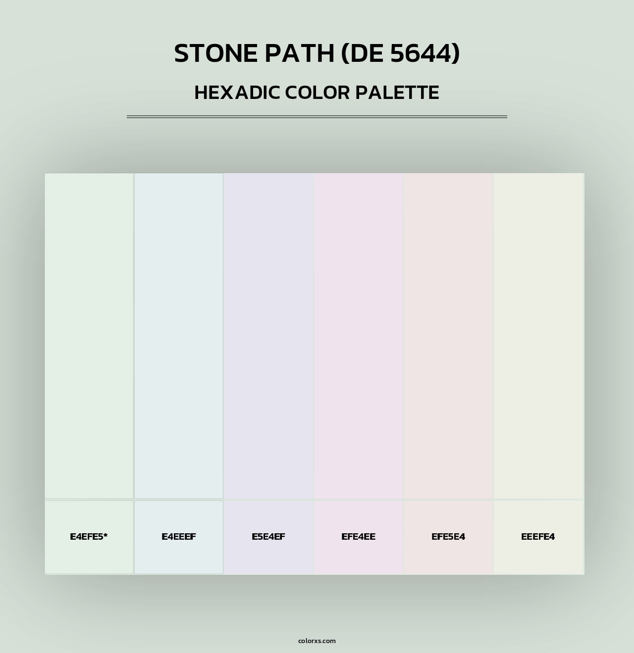 Stone Path (DE 5644) - Hexadic Color Palette