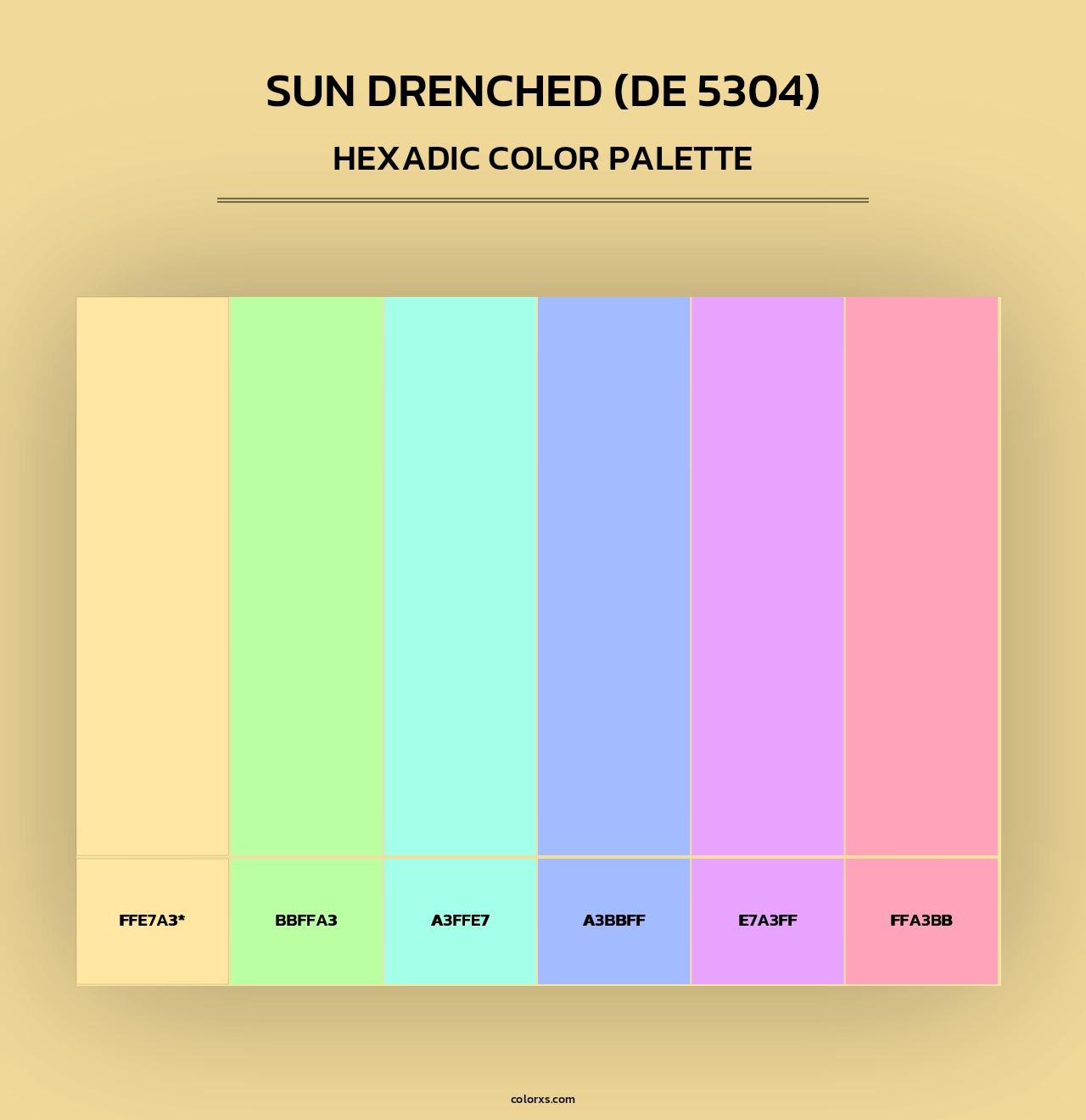 Sun Drenched (DE 5304) - Hexadic Color Palette