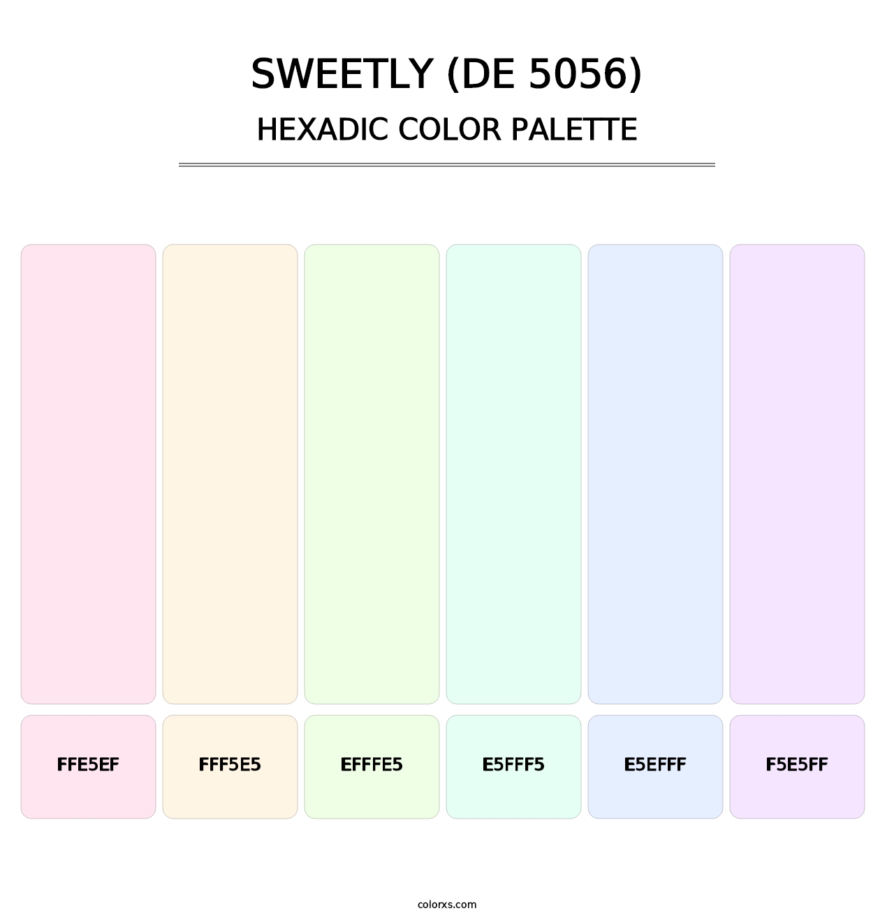 Sweetly (DE 5056) - Hexadic Color Palette