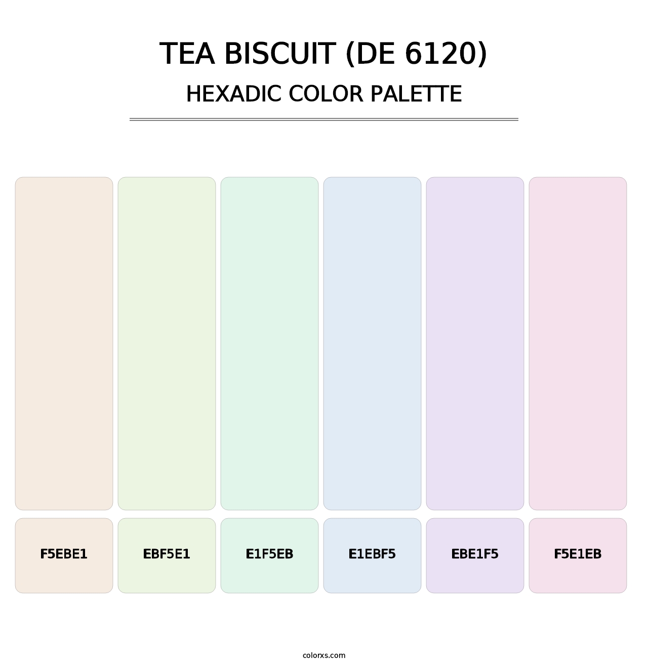 Tea Biscuit (DE 6120) - Hexadic Color Palette