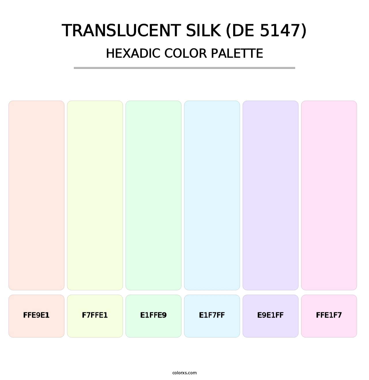 Translucent Silk (DE 5147) - Hexadic Color Palette