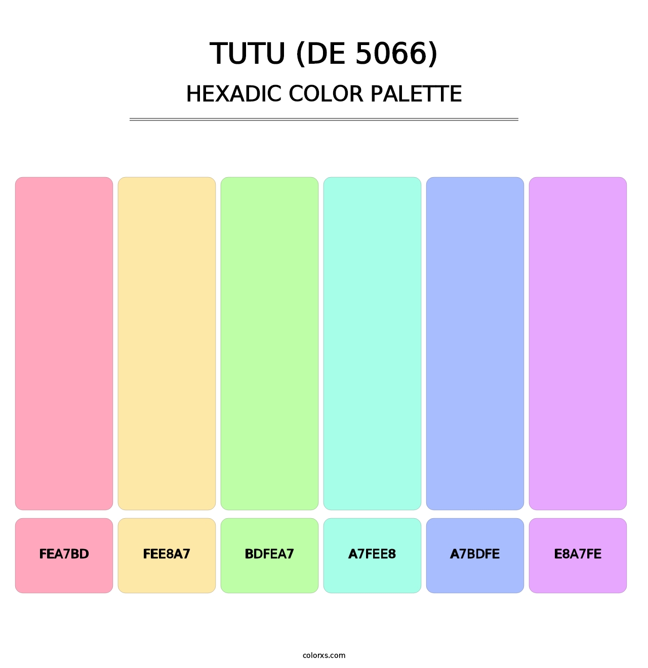 Tutu (DE 5066) - Hexadic Color Palette