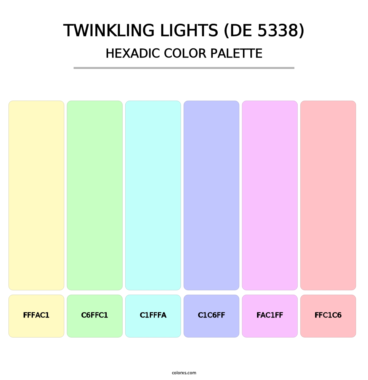 Twinkling Lights (DE 5338) - Hexadic Color Palette