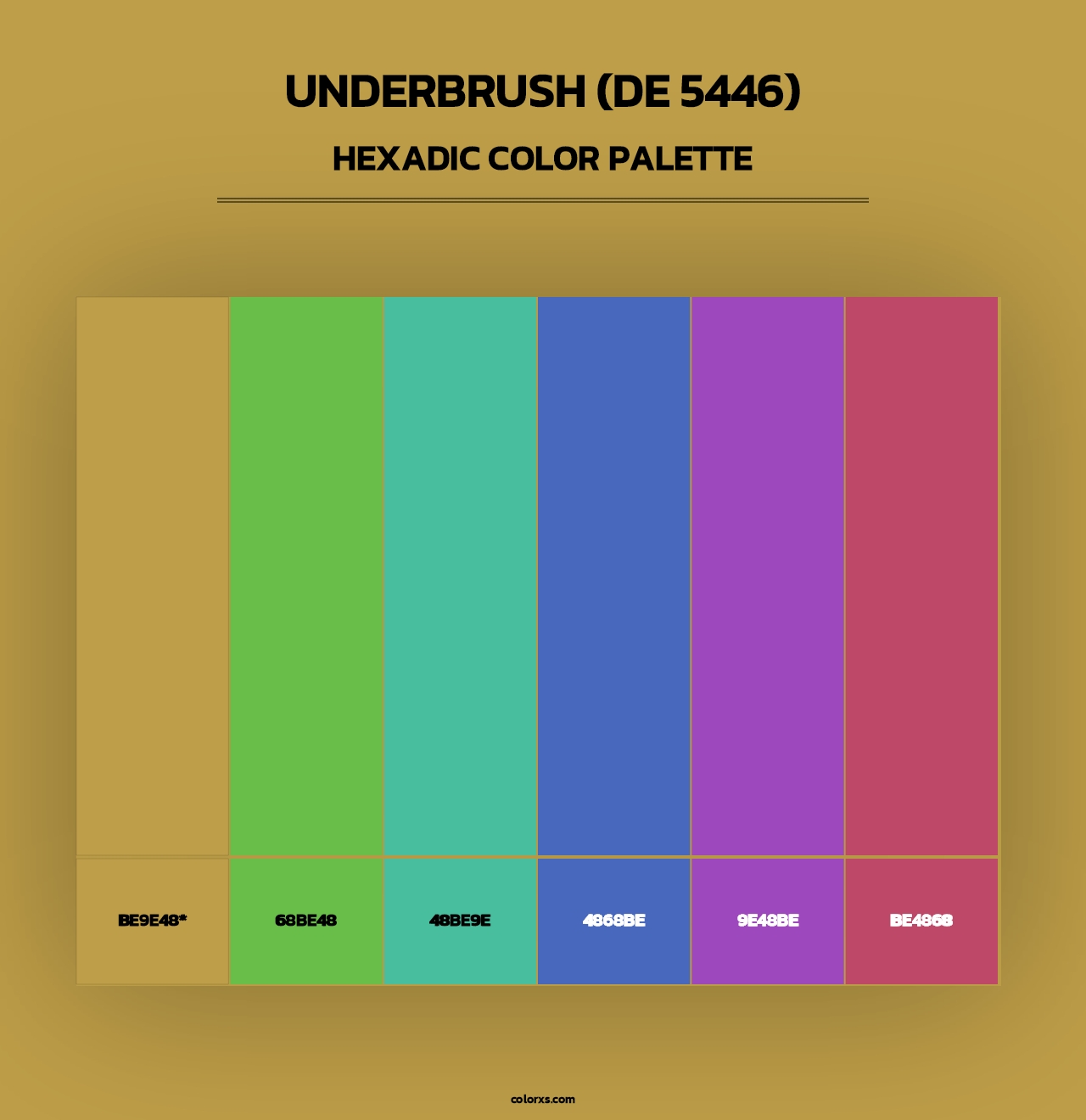 Underbrush (DE 5446) - Hexadic Color Palette