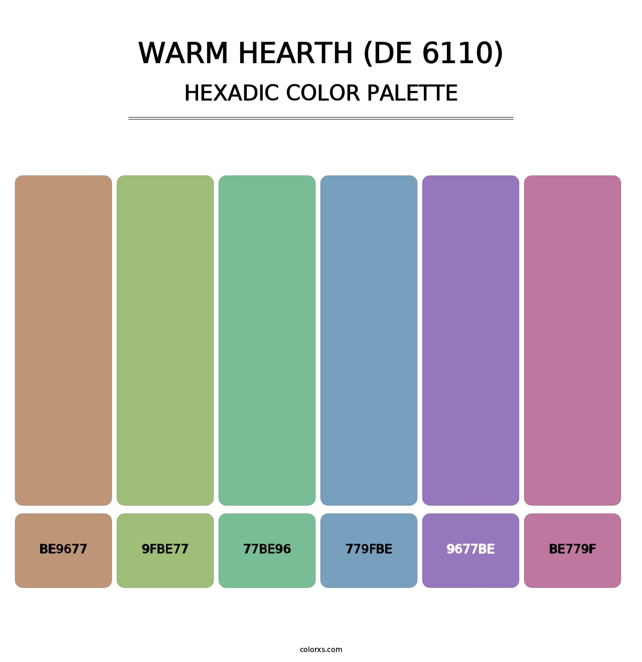 Warm Hearth (DE 6110) - Hexadic Color Palette