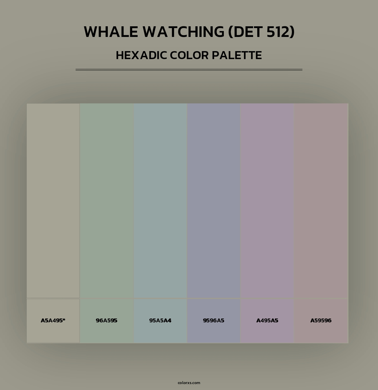 Whale Watching (DET 512) - Hexadic Color Palette