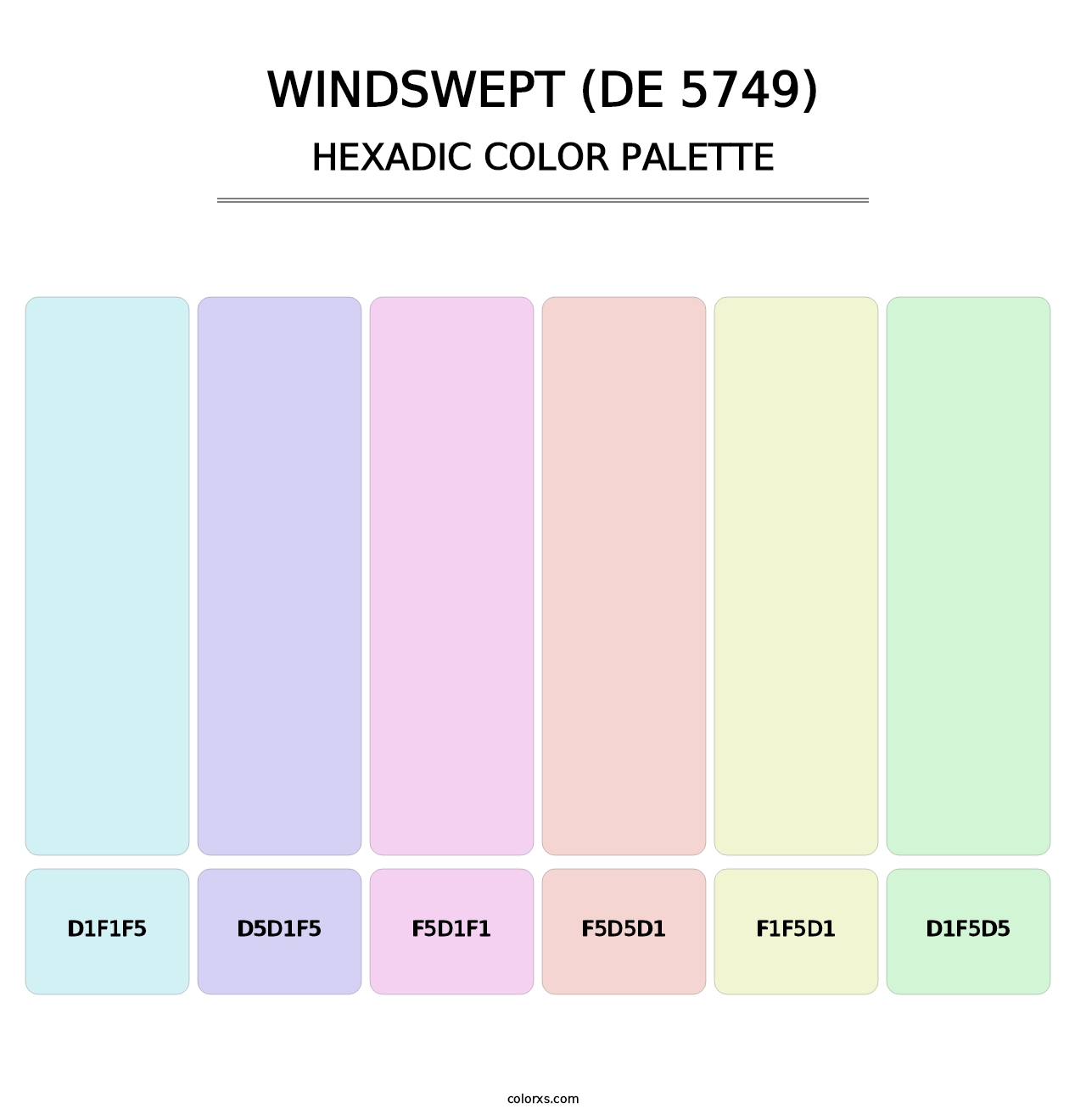 Windswept (DE 5749) - Hexadic Color Palette
