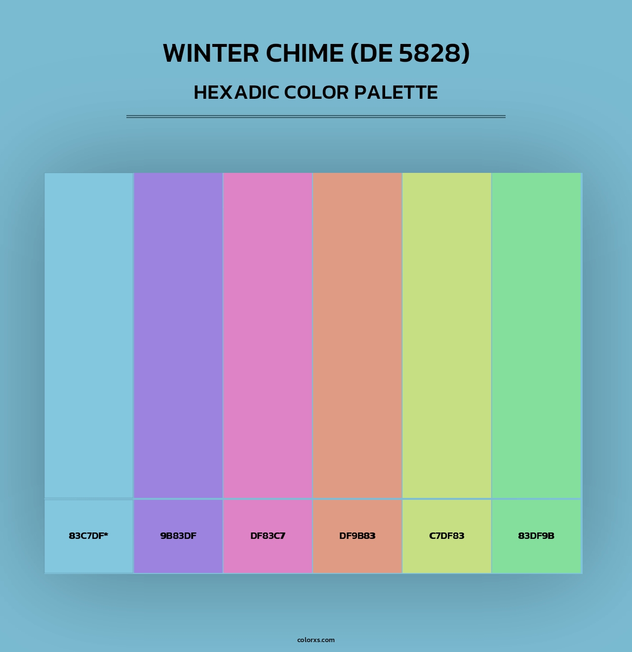 Winter Chime (DE 5828) - Hexadic Color Palette