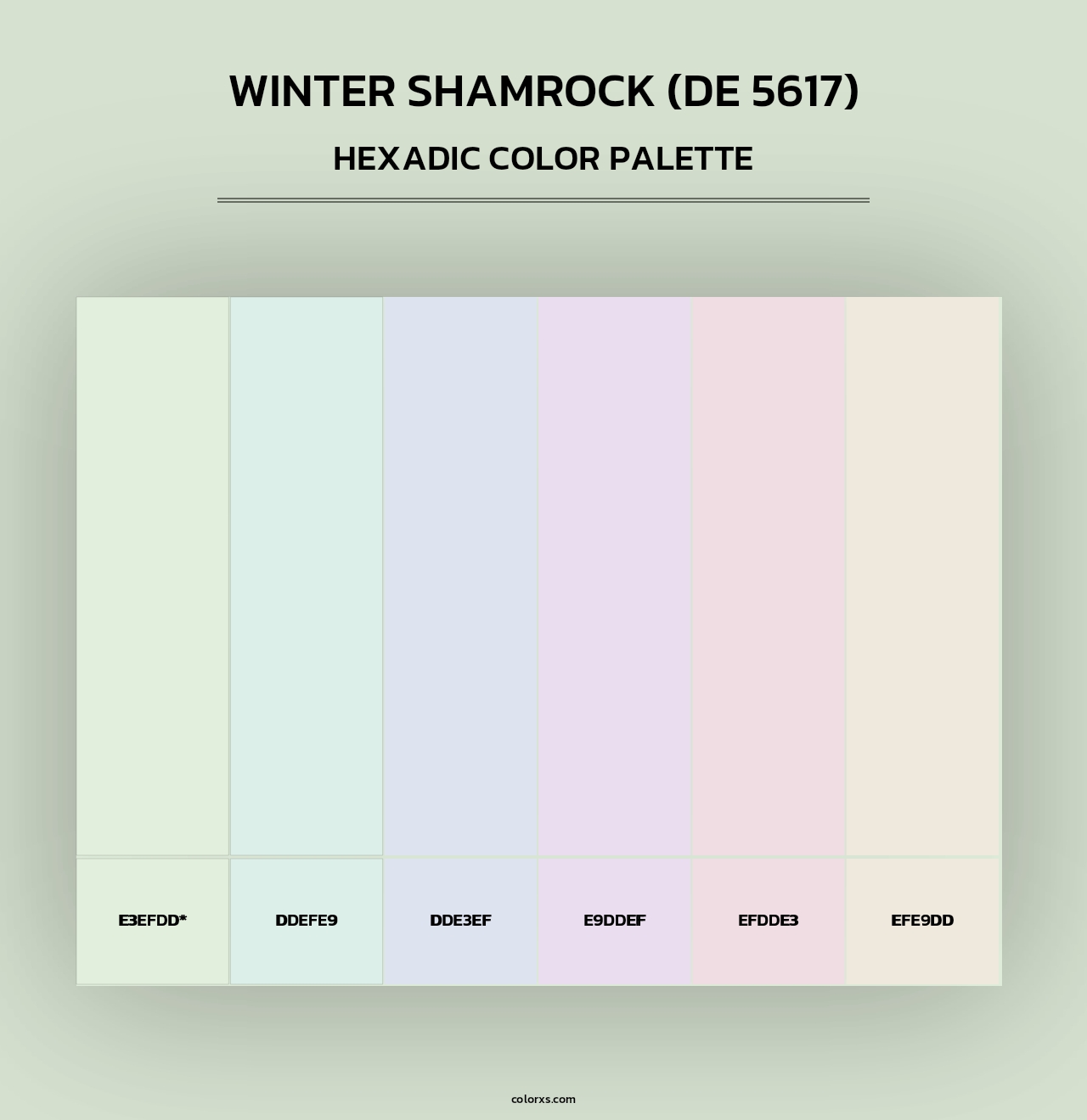 Winter Shamrock (DE 5617) - Hexadic Color Palette