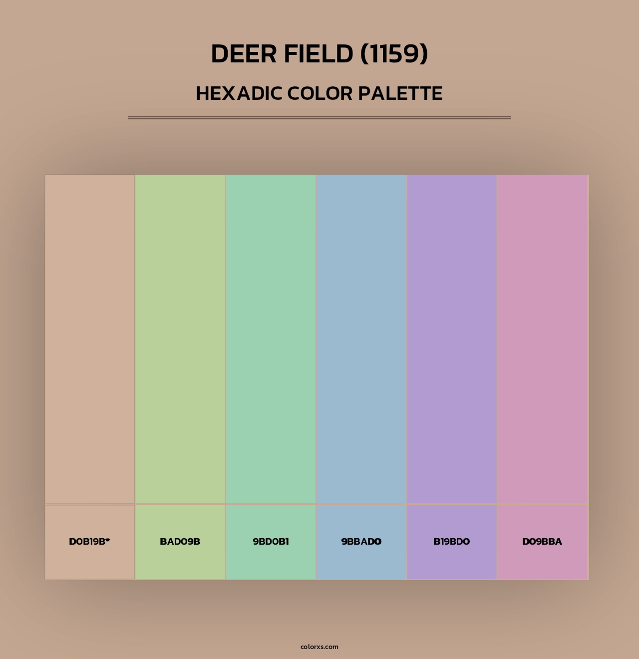 Deer Field (1159) - Hexadic Color Palette