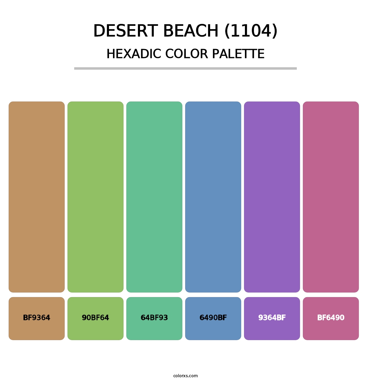 Desert Beach (1104) - Hexadic Color Palette