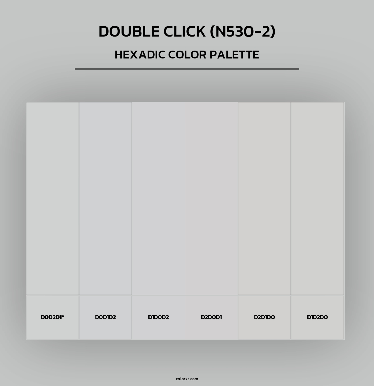 Double Click (N530-2) - Hexadic Color Palette