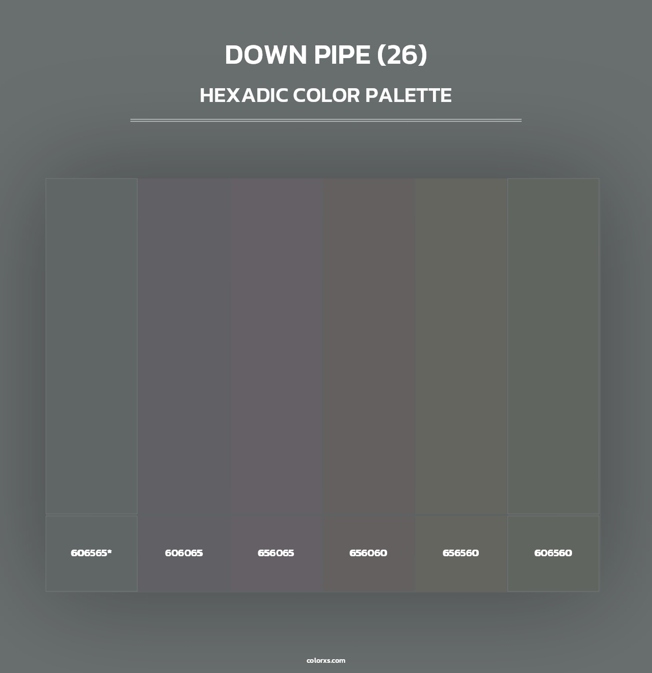 Down Pipe (26) - Hexadic Color Palette