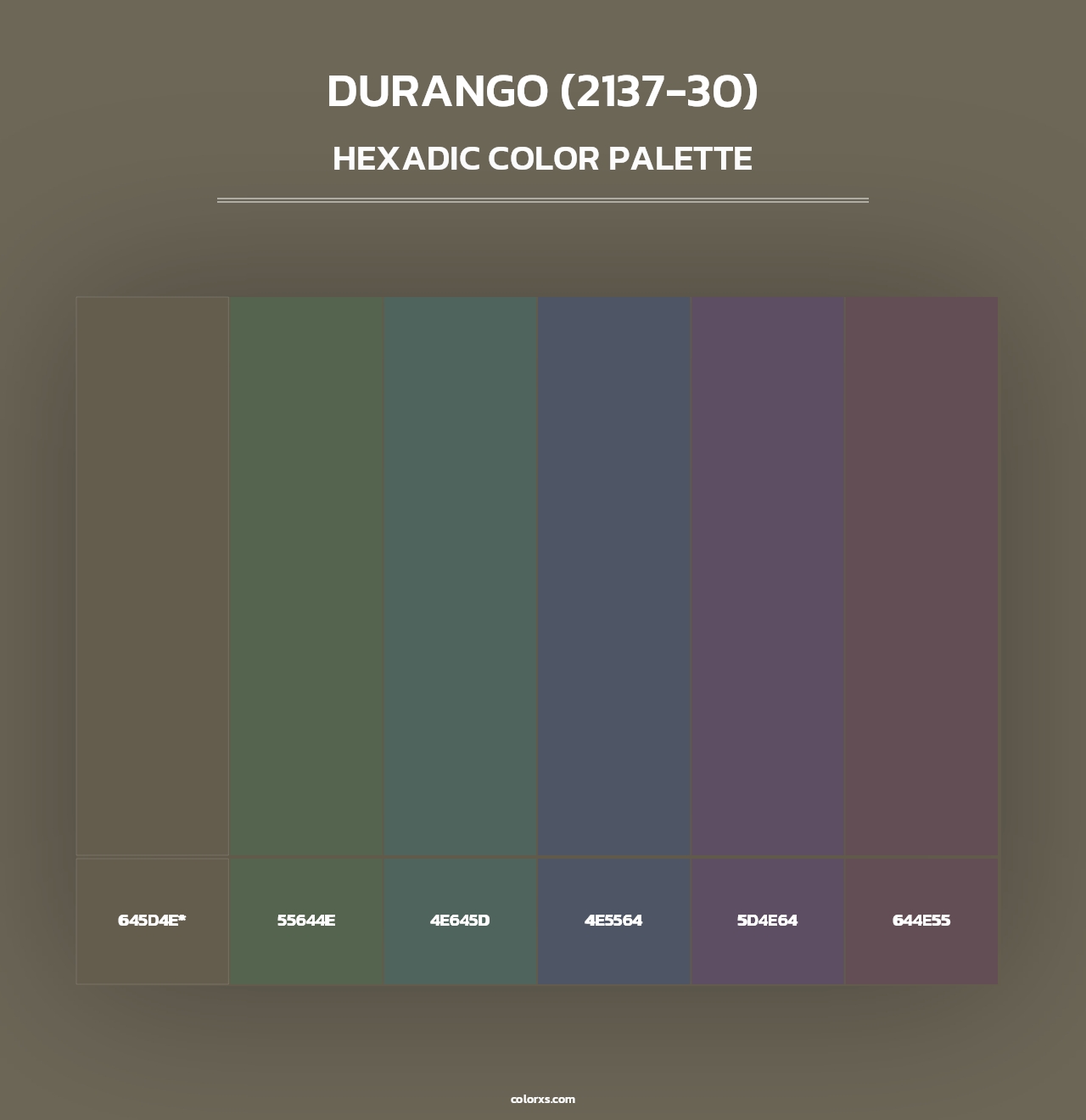 Durango (2137-30) - Hexadic Color Palette