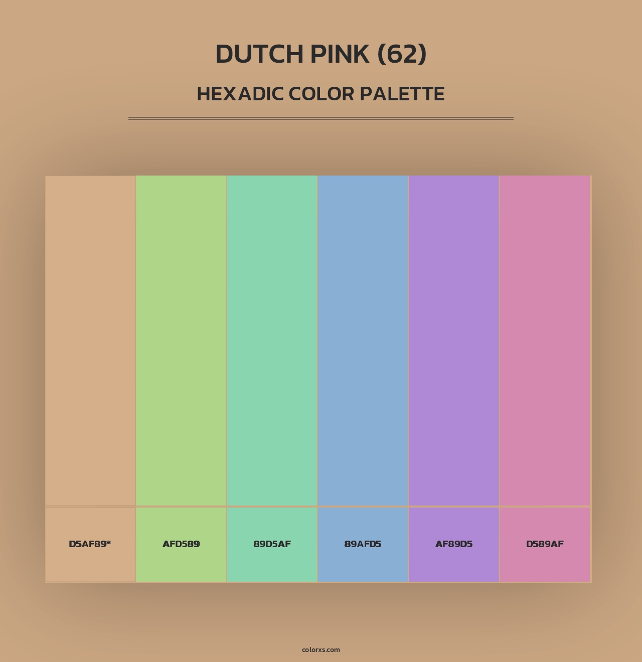 Dutch Pink (62) - Hexadic Color Palette