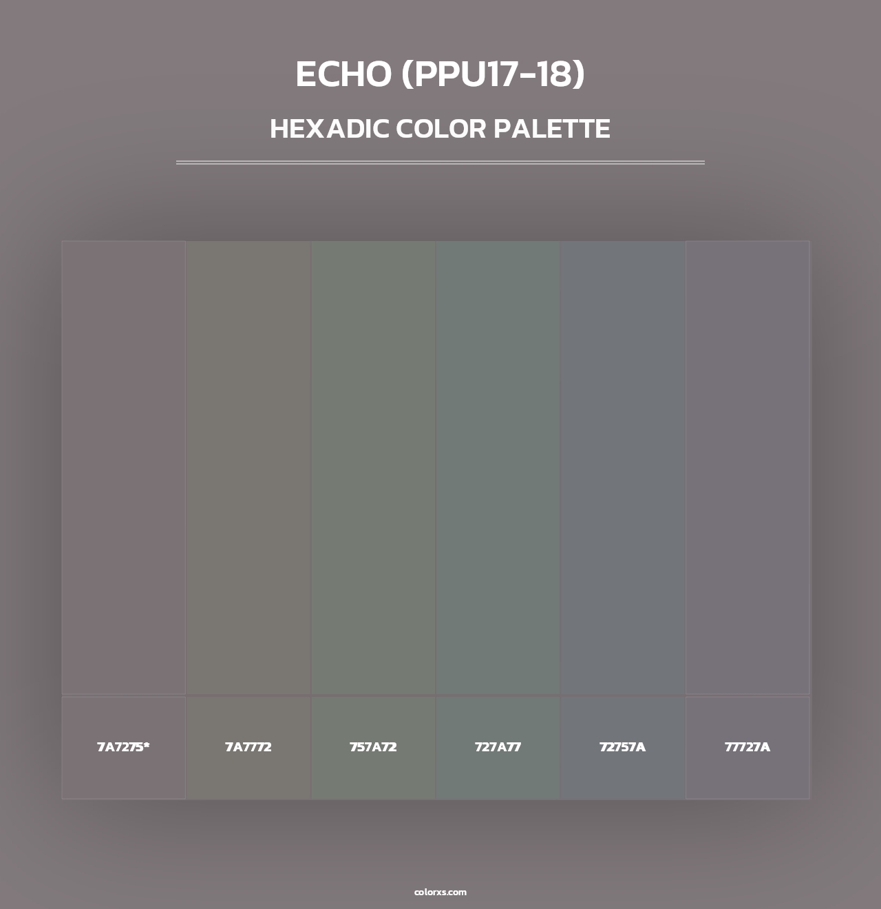 Echo (PPU17-18) - Hexadic Color Palette
