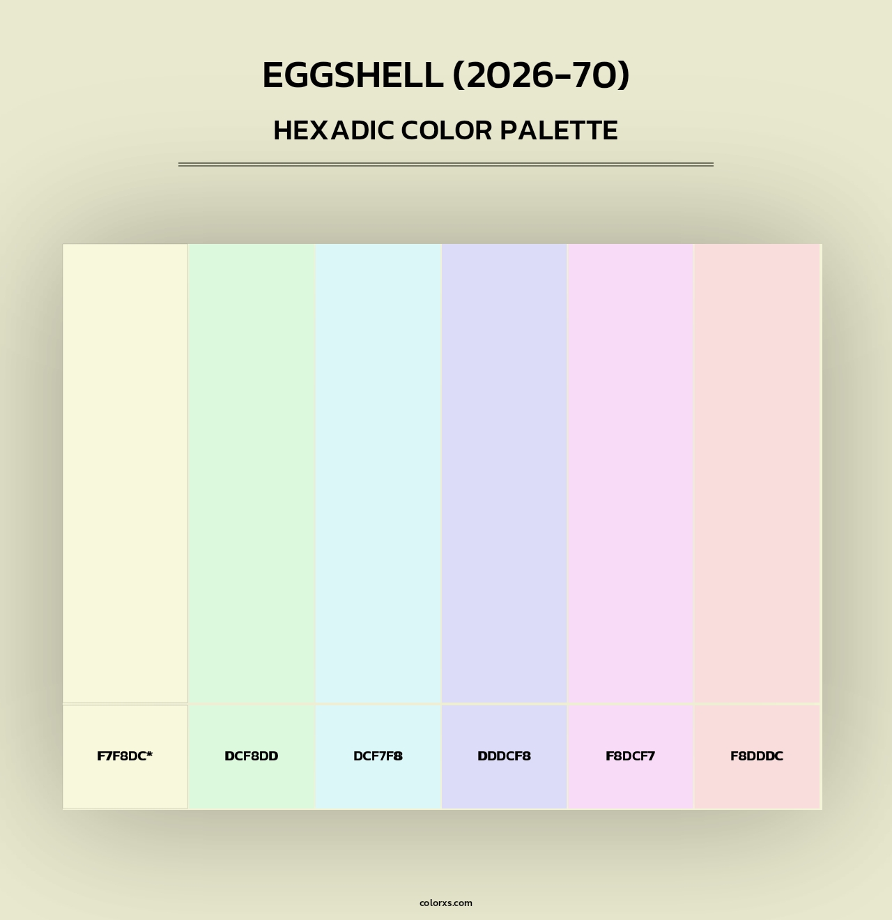 Eggshell (2026-70) - Hexadic Color Palette