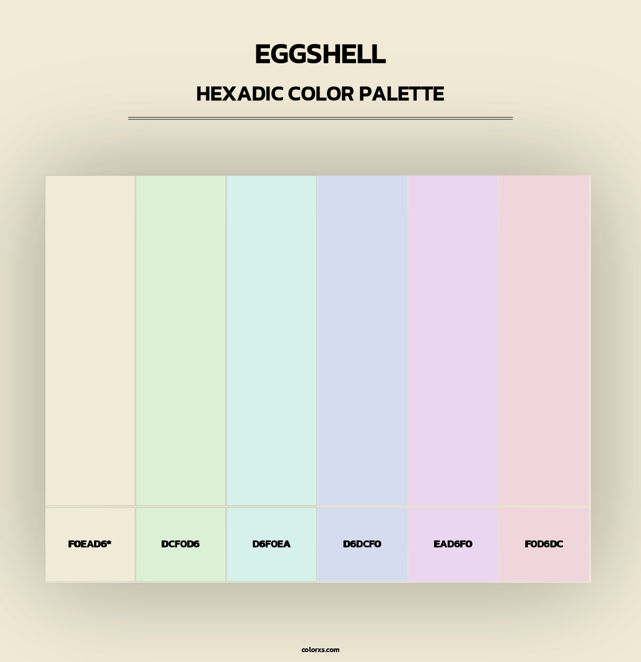 Eggshell - Hexadic Color Palette