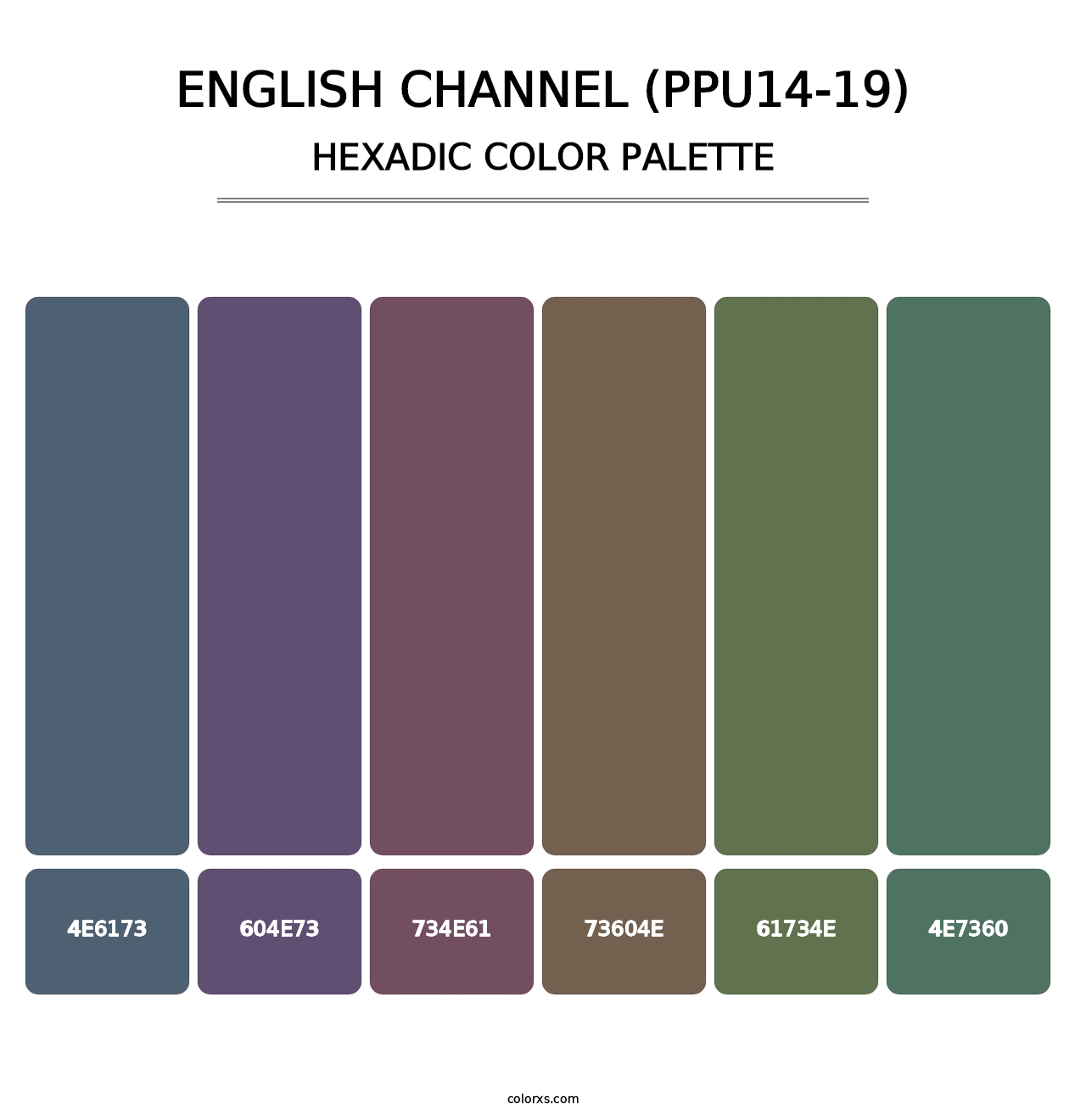 English Channel (PPU14-19) - Hexadic Color Palette