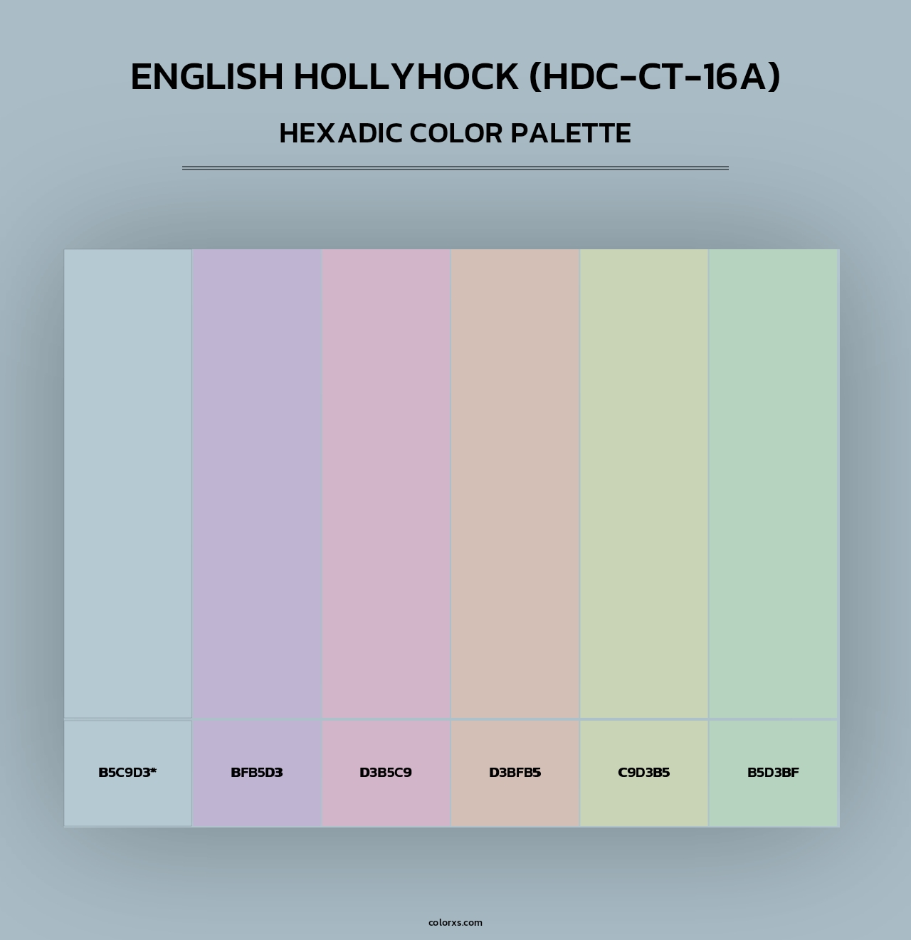 English Hollyhock (HDC-CT-16A) - Hexadic Color Palette
