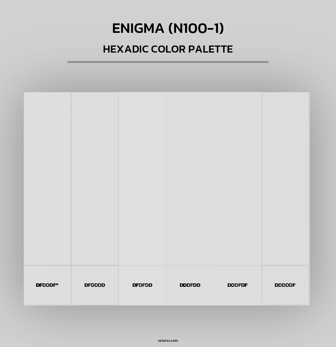 Enigma (N100-1) - Hexadic Color Palette