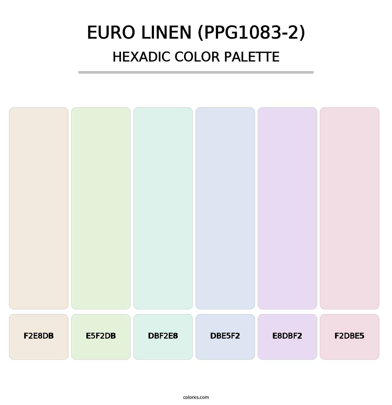 Euro Linen (PPG1083-2) - Hexadic Color Palette