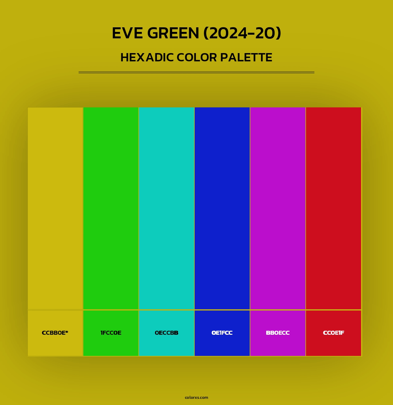 Eve Green (2024-20) - Hexadic Color Palette